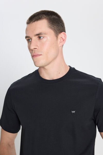 Wrangler W7NM203877001 Siyah Erkek Bisiklet Yaka T-shirt