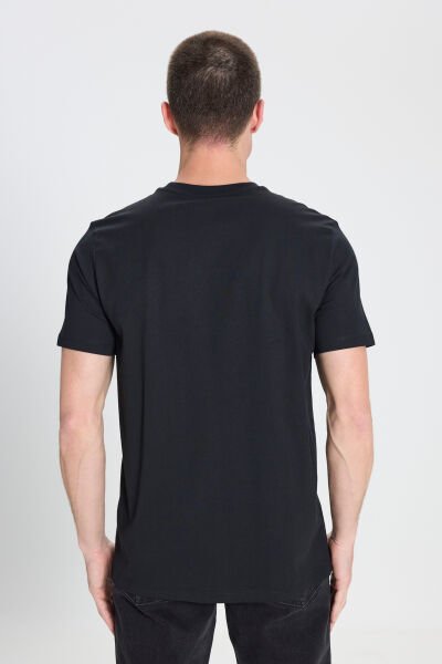 Wrangler W7NM203877001 Siyah Erkek Bisiklet Yaka T-shirt