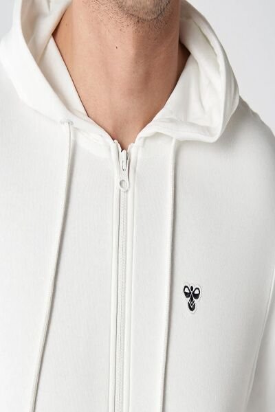 Hummel 921836 Siyah Erkek Regular Fit  Fermuarlı Kapüşonlu Sweat
