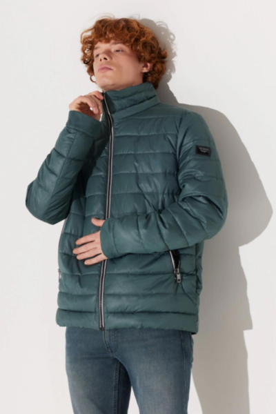 Lee L222378801 Haki Erkek Şişme Mont