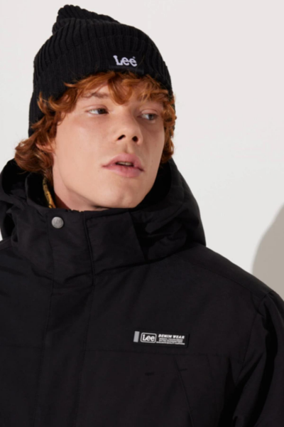 Lee L232220001 Outwear Siyah Erkek Mont