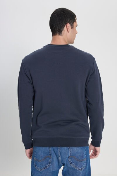 Lee L242502003 Antrasit Erkek Büyük Lee Yazılı İki İplik Sweat