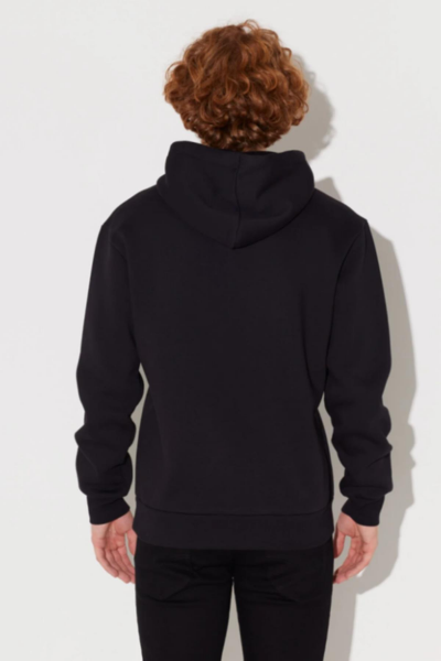 Lee L212302001 Siyah Kapüşonlu Erkek Sweat
