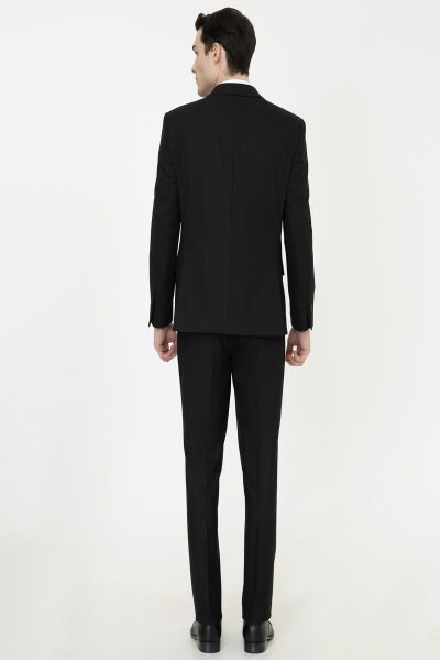 Pierre Cardin 1380937 Erkek Siyah Slim Fit Takım Elbise