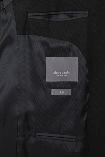Pierre Cardin 1380937 Erkek Siyah Slim Fit Takım Elbise