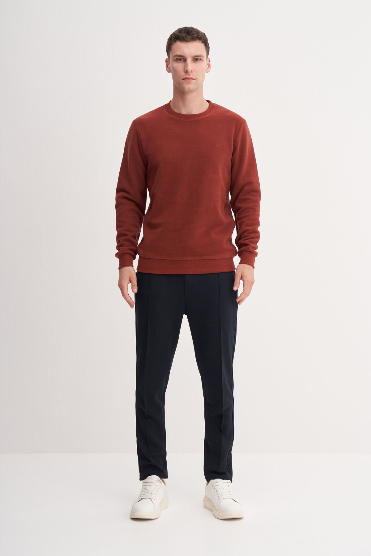 Cazador 56400 Kiremit Erkek Sweatshirt