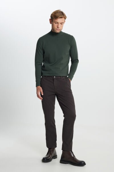 Altınyıldız ACE012510149 Kahverengi Erkek Önde Yan Cepli Pantalon