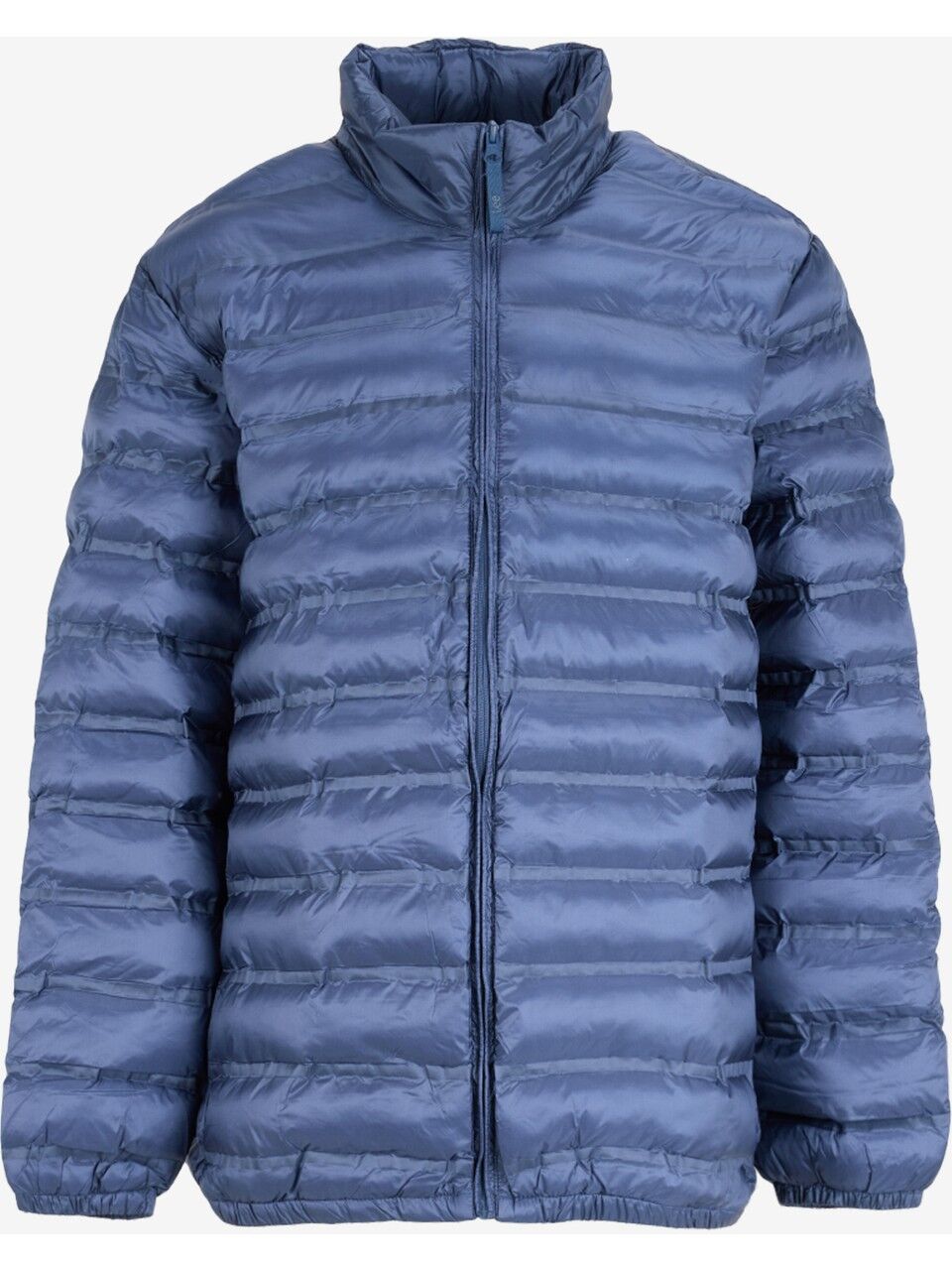 Lee L242028TF İndigo Erkek Koldan Ve Bel Altından Lastik Detaylı Fermuarlı Gizli Kapüşonlu Şişme Mont
