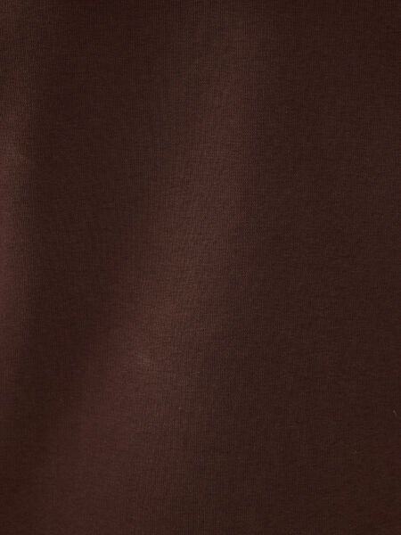 Loft LF2041392 Kahverengi Erkek Kapüşonlu Kabartma Baskılı Şardonlu Sweatshirt