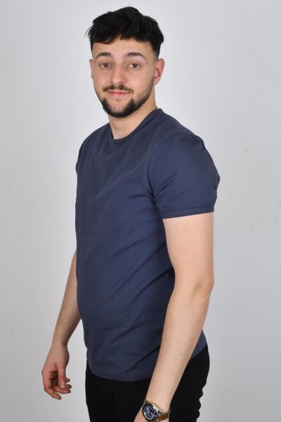 Cazador 23YCEEO04618 Erkek Antrasit Bisiklet Yaka T-Shirt