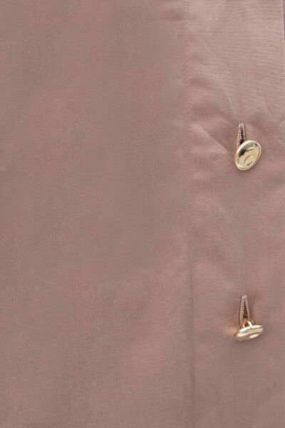 Allday BDX51345A0 Vizon Kadın Gold Dügmeli Pamuklu Poplin Gömlek