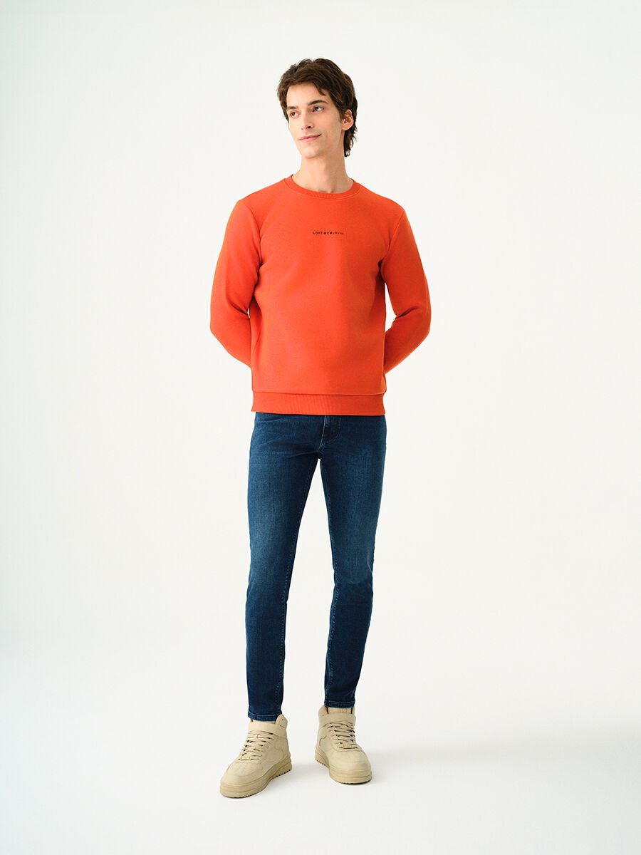 Loft 2037025 Justin Koyu Mavi Erkek Normal Bel Daralan Paça Kot Pantolon