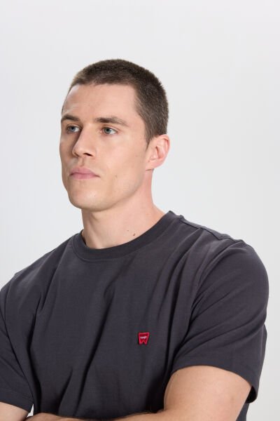 Wrangler W7NM203877M39 Erkek Antresit Bisiklet Yaka T-shirt