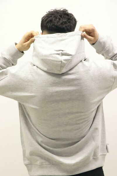 Lee L84JRYMP Erkek Gri Kapüşonlu Sweat