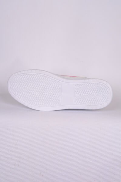 Hummel 900725-9144 HML KAYNO Bağcıklı Ortapedik Taban Deri Beyaz-Pembe Kadın Spor Ayakkabı