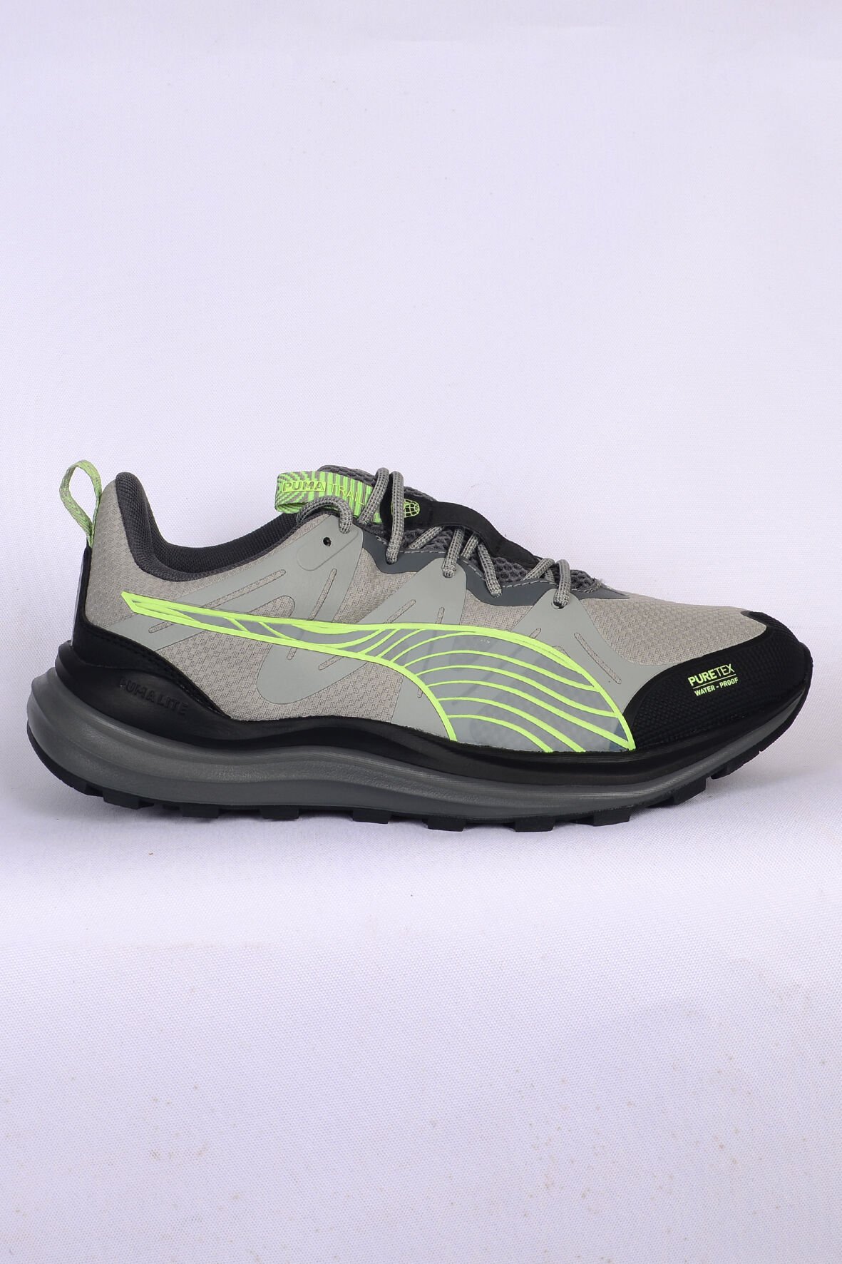 Puma 310095-02 Reflect Lite Troil Ptx Bağcıklı Beyaz Cizgi Detaylı Gri Unisex Günlük Spor Ayakkabı