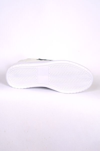 Hummel 900725-9208 HML KAYNO Bağcıklı Ortapedi Taban Deri Beyaz-Yeşil Kadın Spor Ayakkabı