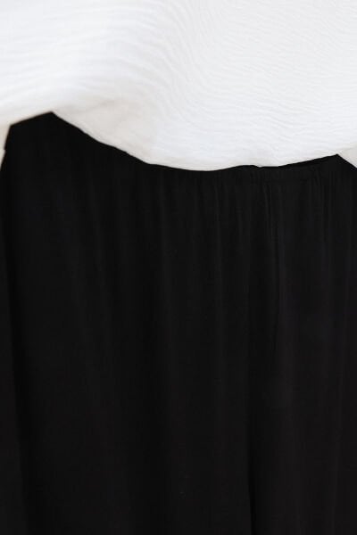 Allday BOX0004AL0 Siyah Kadın Likralı Pantolon Astarı