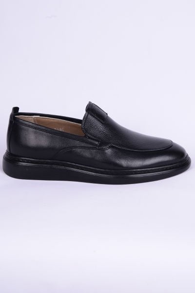 Pierre Cardin 10480 Deri Ortopedik Taban Günlük Siyah Erkek Ayakkabı