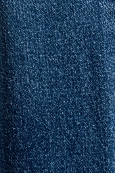 Loft 2036156 Mavi Kadın Mom Fit Yüksek Bel Dar Paça Kot Pantolon