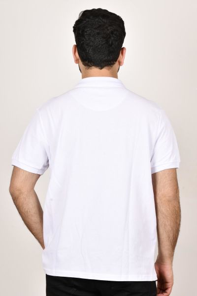 Cazador 22YCEEOB4613  Erkek Beyaz Polo Yaka  T-shırt