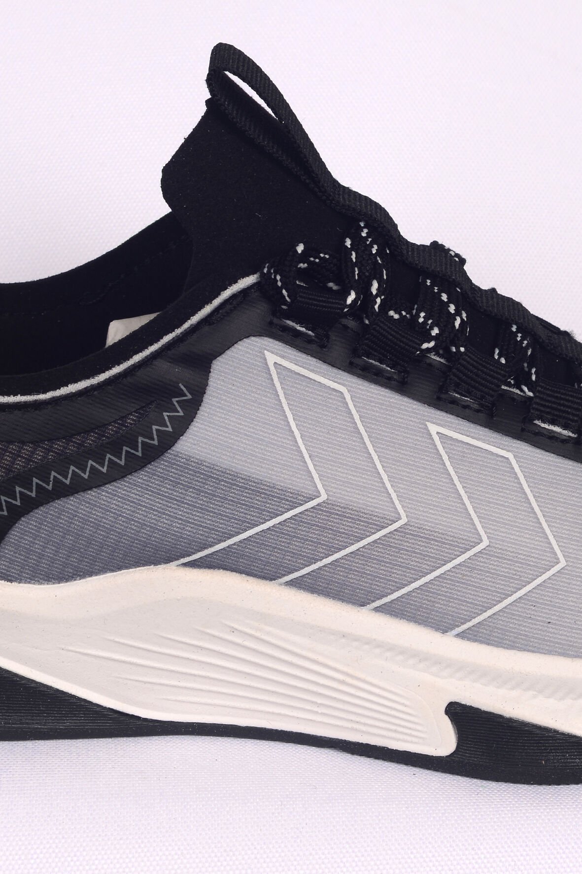 Hummel 900692-2393 HML OYSTER UW  Siyah - Gri Suni Deri Ortapedik Unisex Spor Ayakkabı