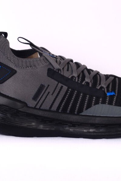 Puma 310127-05 Softride Symmetry Fuzion Bağcıklı Ortapedik Taban Birleşik Dil Detaylı Gri-Siyah Erkek Günlük Spor Ayakabı