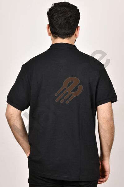 Cazador 22YCEEOB4613  Erkek Siyah Polo Yaka  T-shırt