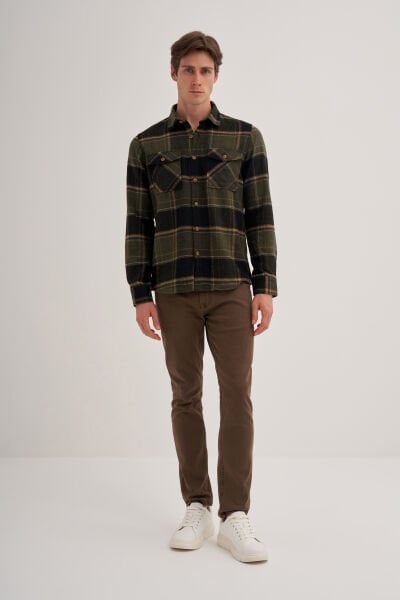 Cazador 24KCEED02011 Hunter Erkek Çift Cepli  Oduncu Gömleği