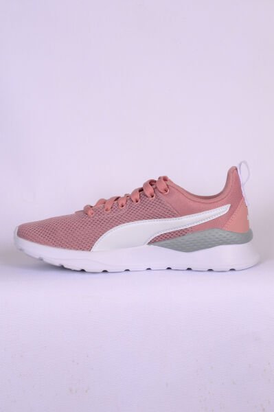 Puma 372004 32 Anzarun Lite Jr Bağcıklı Fileli Yandan Logolu Ortapedik Taban Koyu Pembe Kadın Günlük Spor Ayakkabı