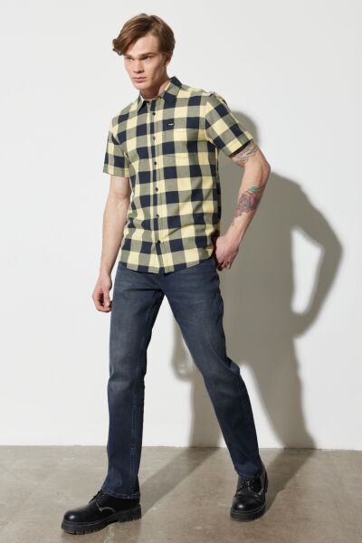 Wrangler W121026001 Texsas Koyu Mavi Erkek Pantolon