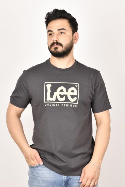 Lee L68TYSON  Erkek Füme  Bisiklet Yaka T-shirt