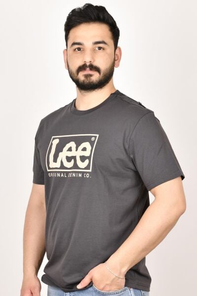 Lee L68TYSON  Erkek Füme  Bisiklet Yaka T-shirt
