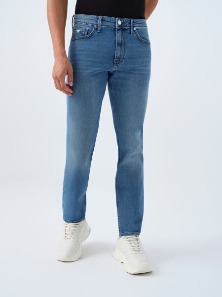 Loft LF2035696 Buz Mavi Erkek Ricardo Normal Bel Daralan Paça Kot Pantolon