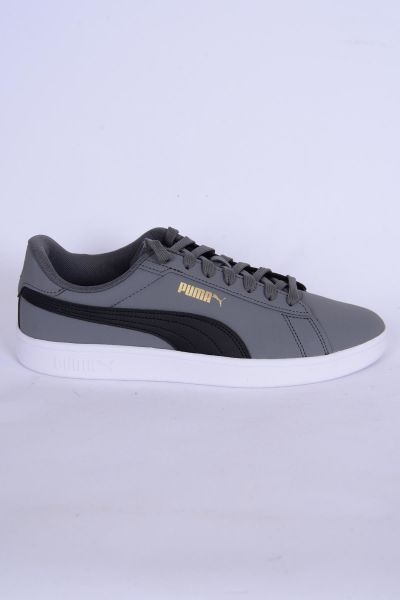 Puma 392336-02 Puma Smash 3.0 Buck Gri-Siyah Erkek Spor Ayakkabı