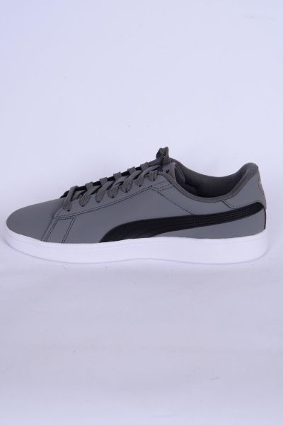 Puma 392336-02 Puma Smash 3.0 Buck Gri-Siyah Erkek Spor Ayakkabı