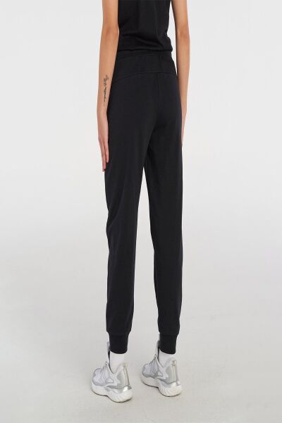 HUMMEL 931986 Ella Pans Siyah Kadın Belden Lastik Ve İp Detaylı Paçası Lastikli Eşofman Altı