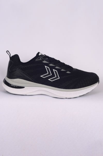 Hummel 900696-2001 HMLPLAX Üstü Fileli Ve Bağcık Detaylı Ortapedik Taban Siyah Erkek Spor Ayakkabı