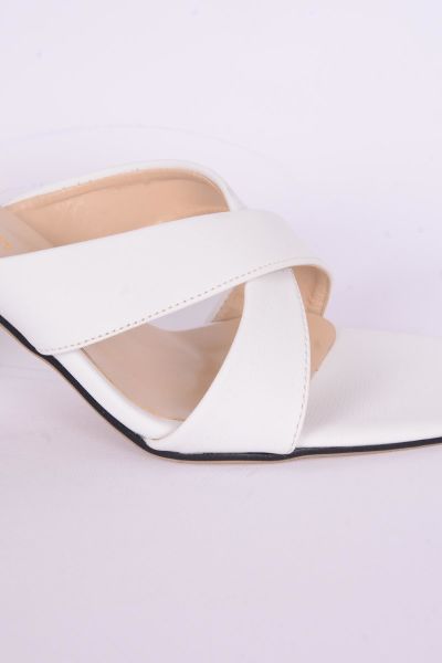 Pierre Cardin 52221 Kadın Beyaz Topuklu Ayakkabı