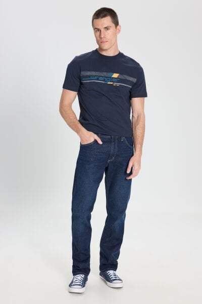 Wrangler W15QHN856 Greensboro Koyu Lacivert Erkek Pantolon