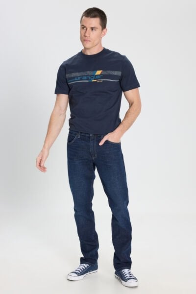 Wrangler W15QHN856 Greensboro Koyu Lacivert Erkek Pantolon