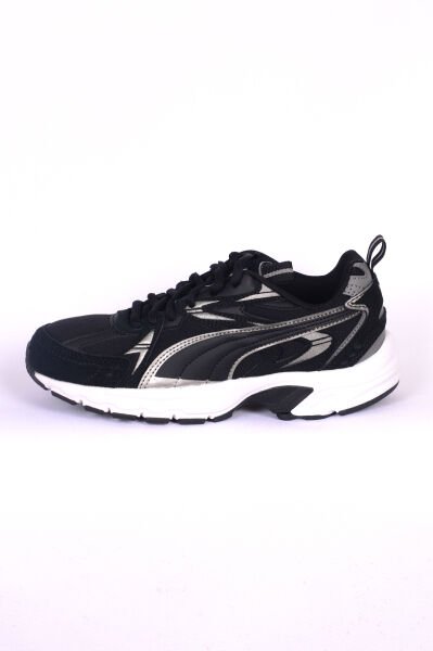 Puma 393489 01 Milenio Tech Suede Bağcıklı Ortapedik Taban Siyah Unisex Günlük Spor Ayakkabı
