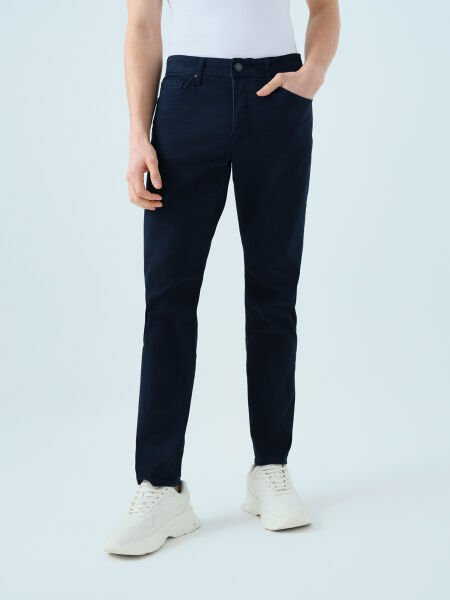 Loft LF2039483 Lacivert Erkek Slim Fit Kot Pantolon