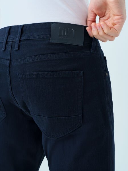 Loft LF2039483 Lacivert Erkek Slim Fit Kot Pantolon