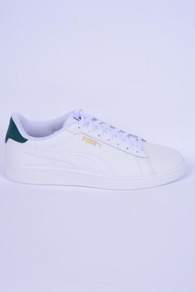 Puma  390987-14 Puma Smash 3.0 L Beyaz-Yeşil Erkek Spor Ayakkabı