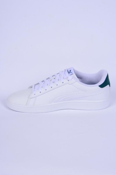 Puma  390987-14 Puma Smash 3.0 L Beyaz-Yeşil Erkek Spor Ayakkabı