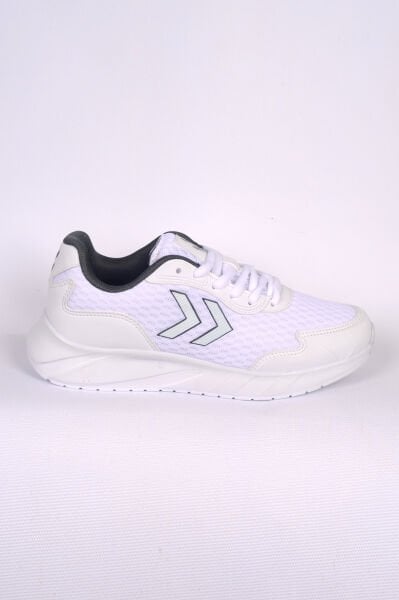 Hummel 900721-9001 PROCTION Fileli Bağcıklı Hafif Taban Dokulu Beyaz Erkek Spor Ayakkabı