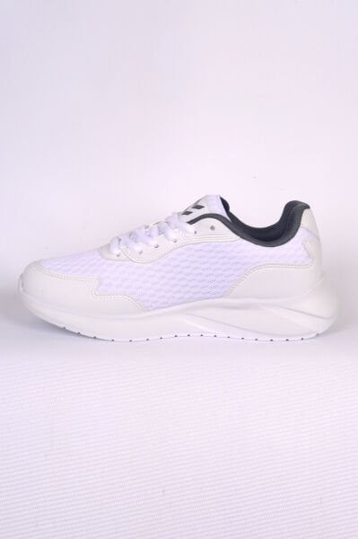 Hummel 900721-9001 PROCTION Fileli Bağcıklı Hafif Taban Dokulu Beyaz Erkek Spor Ayakkabı