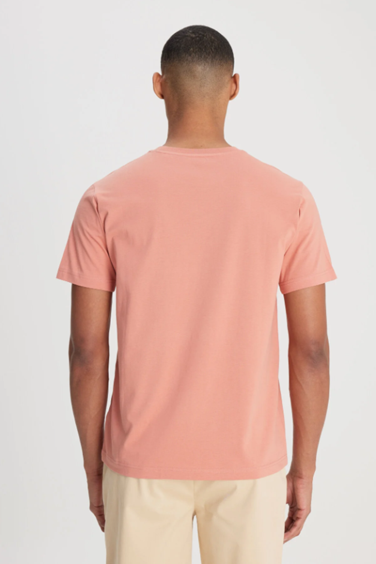 Lee L60UFQUK Somon Erkek Regular Fit Bisiklet Yaka Lee Yazılı %100 Pamuk Tşört