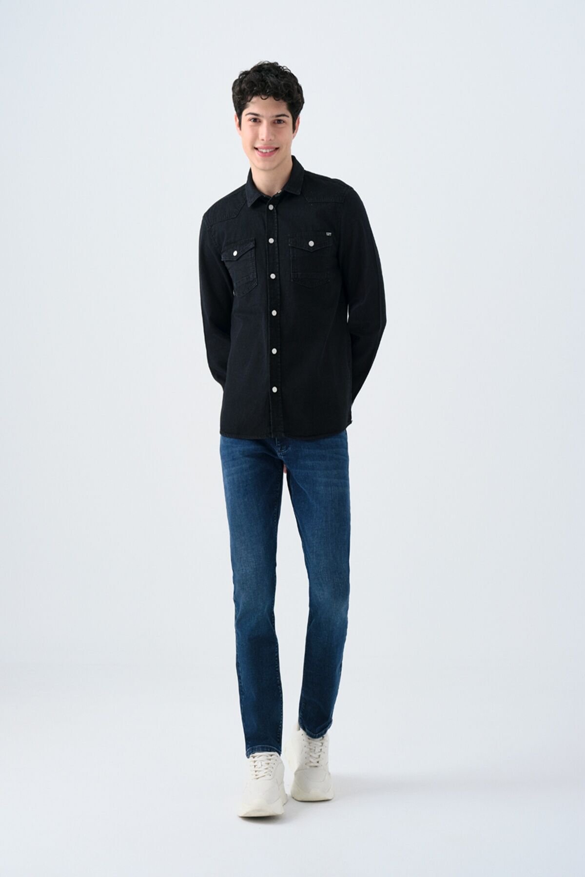 Loft 2035686 Mavi Erkek Ricardo Normal Bel Daralan Paça Kot Pantolon